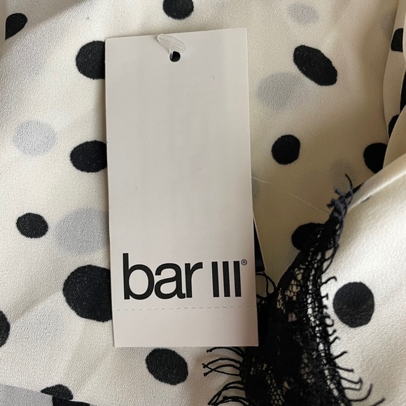 Bar III Plus Size Polka Dot Camisole 1X & 2X  A109 - Picture 7 of 9